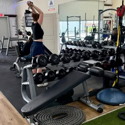 Training floor at Tifton Fitness — equipment and functional area